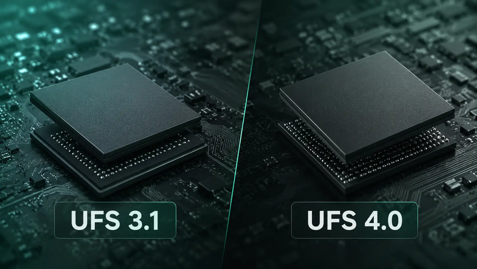 تفاوت UFS 4.0 و UFS 3.1