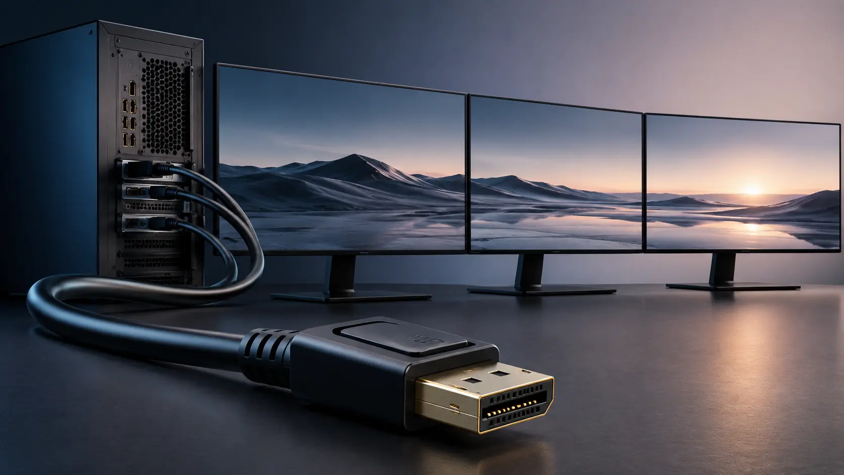 اتصال چند مانیتور با یک کابل DisplayPort