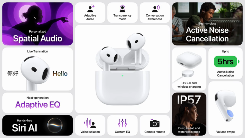مشخصات ایرپادز ۵ (AirPods 5) اپل